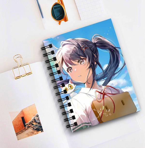 DI-KRAFT Wiro Binding | Spiral Diary Notebook For Office Use | Gift (5*7 Inch, 160 Pages) A5 Diary Unruled 160 Pages