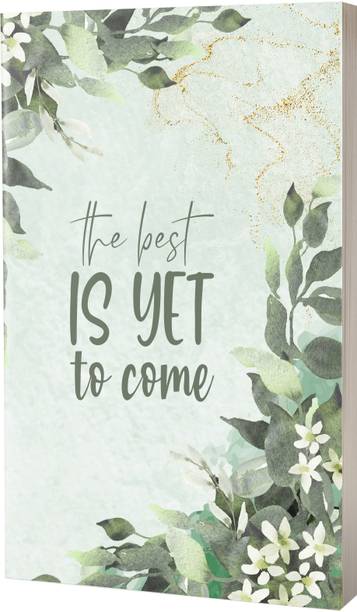 AccuPrints Flower theme Premium Soft Bound Notebook A5 Diary Ruled 200 Pages