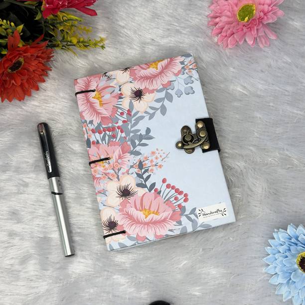 RS Crafts HANDMADE PRINTED DIARY A5 Diary PLAIN 200 Pages