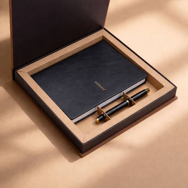 FORU Nox Buddy Gift Set | Notebook with Pen A5 Planner/Organizer Ruled 200 Pages