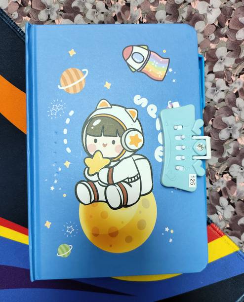 Paper Bear Astronaut Regular Diary Designer 80 Pages
