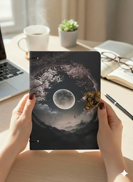 ALBILA HANDICRAFTS na A5 Diary Unruled 200 Pages