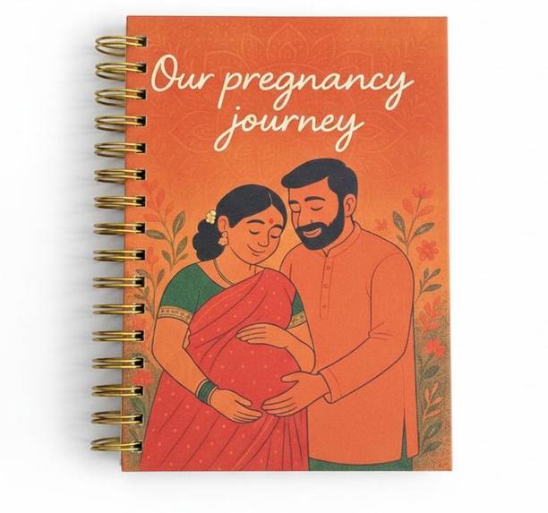 Bop Canvases Pregnancy Diary A5 Journal Printed 120 Pages