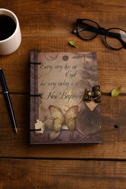 KAWTRA Thought designed Printed Diary Notebook Journal With Lock For Gift/Office Use B6 Journal Unruled 200 Pages