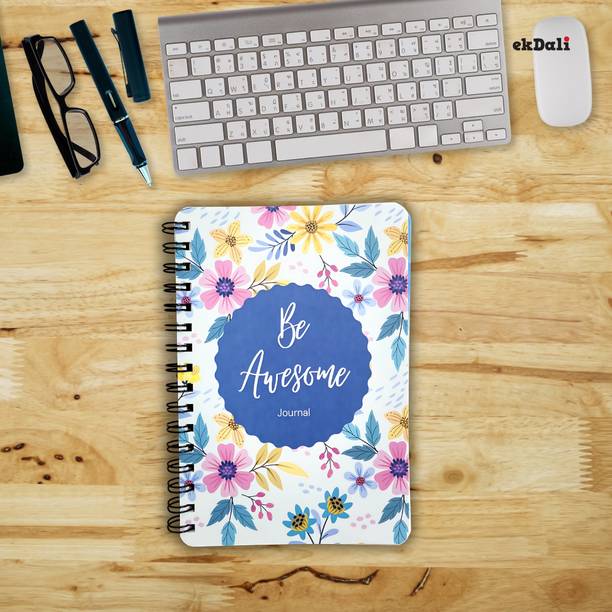 ekdali Be Awesome Journal A5 Journal Dot Grid 144 Pages
