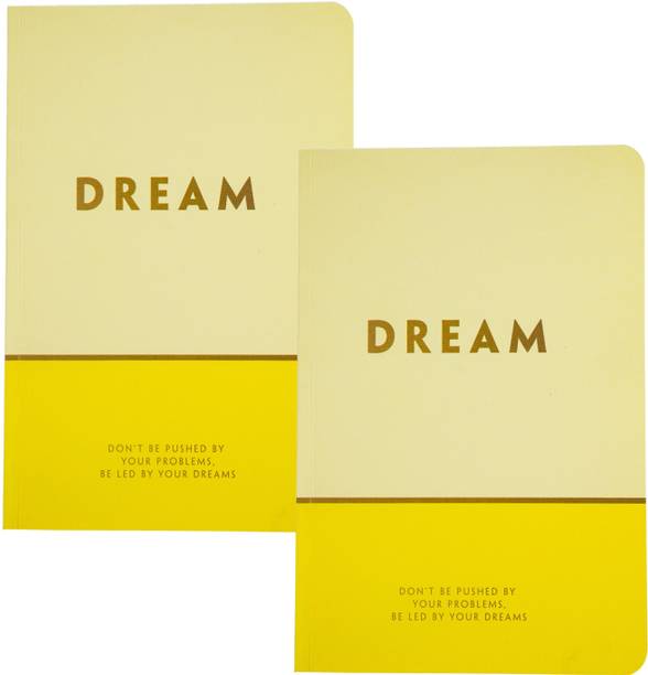 MyOfficeDesk Pursuit Sunny Dream Journals | Diary | Notebook combo set A5 Journal unruled 192 Pages