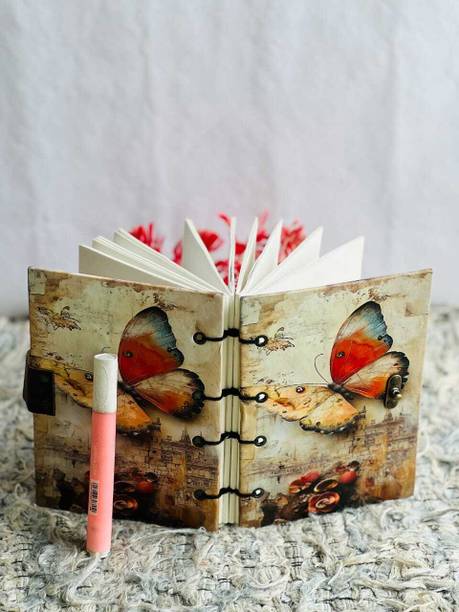 Handicrafty Store Handmade Diary A5 Diary Unruled 200 Pages