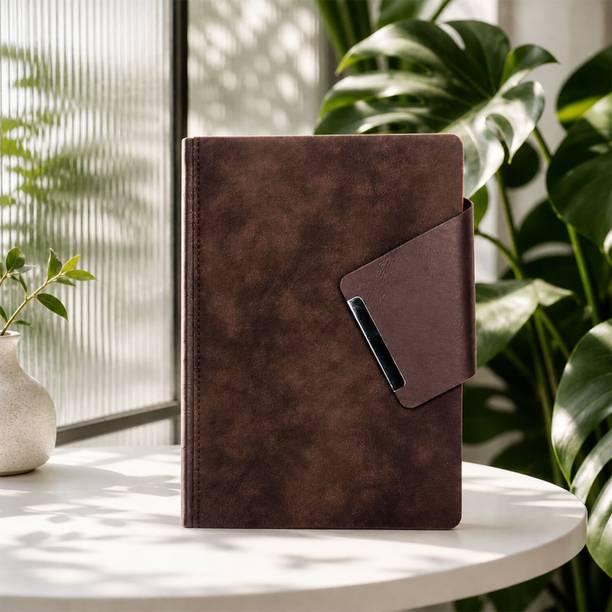 foru Velora Leather Diary A5 Notebook Ruled 200 Pages