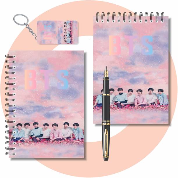 craft maniacs A6 MESSAGE PADS + ONE KEYRING A6 Note Pad UNRULED 120 Pages