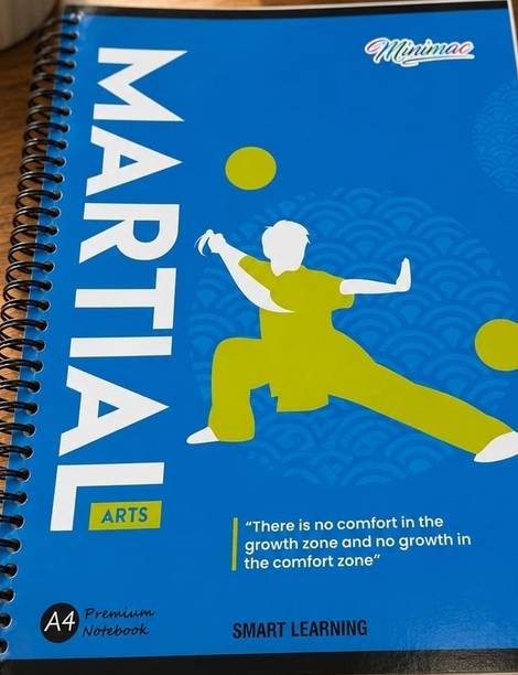 Shapenotebook Martial arts A4 Notebook Ruled 400 Pages