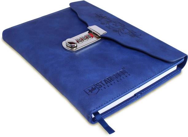 Stargood Innovation Lock Diary A5 Diary Single Ruled 162 Pages