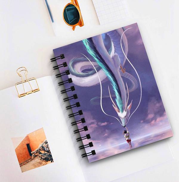 DI-KRAFT Wiro Binding | Spiral Diary Notebook For Office Use | Gift (5*7 Inch, 160 Pages) A5 Diary Unruled 160 Pages