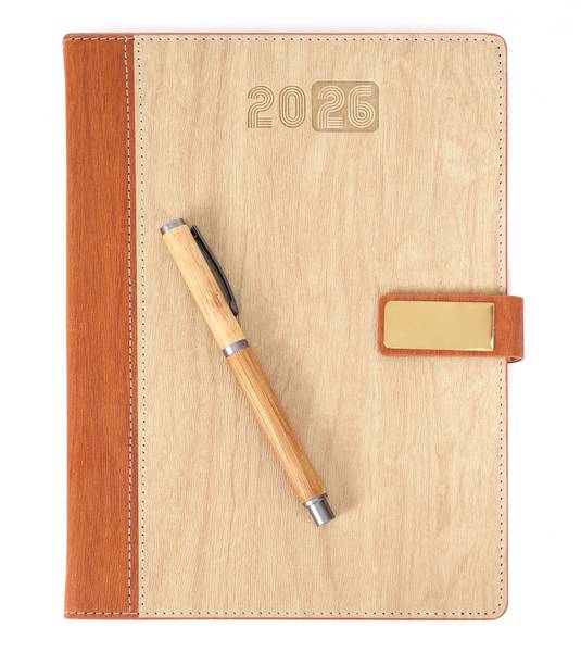 Scribelle Diary 2026 A5 Diary Single Rule , Month Cut 365 Pages