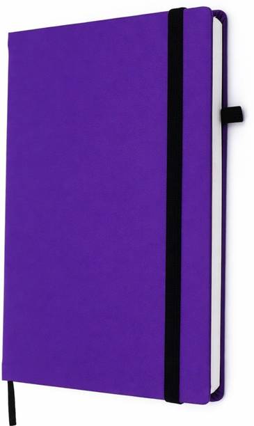 FINARO Stylish PU Leather Diary | Hardbound | Ribbon Bookmark | Multipurpose Use A5 Notebook Ruled 192 Pages