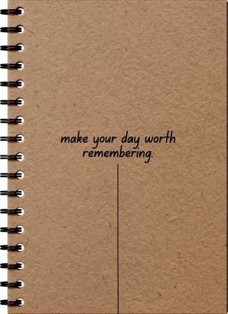 The Papier Ocean Undated Daily Productivity Tracker and Task Organizer A5 Planner/Organizer 80 GSM - 180 Lay Flat - Unique Twin Wiro Binding Design | To do List Ruled 160 Pages