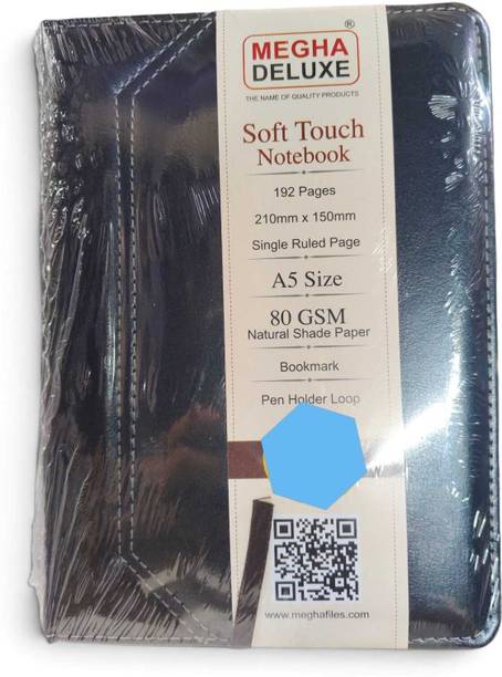 MEGHA NA A5 Notebook Single Rulled 192 Pages
