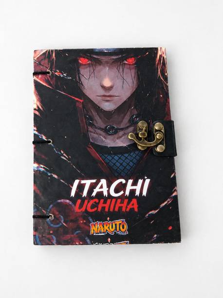 Sithox Villa Itachi Uchiha Anime Journal Printed Cardbored Diary Notebook Journal With Lock B6 Journal Unruled 160 Pages