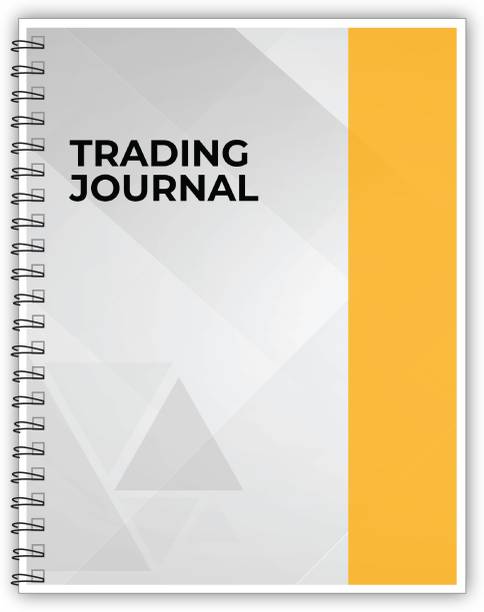 TimeWise Trading Journal Monochrome Stock Market Notebook Day Trade Log A5 Journal Unruled 130 Pages