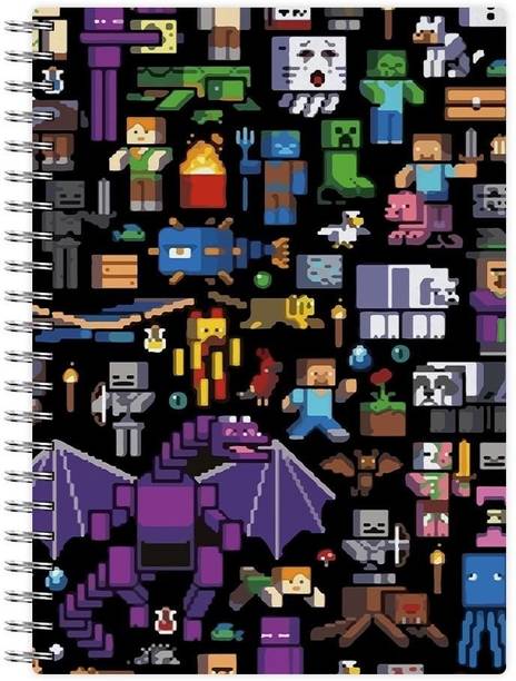 craft maniacs MINECRAFT NOTEBOOK COLLECTION A5 Diary RULED 160 Pages