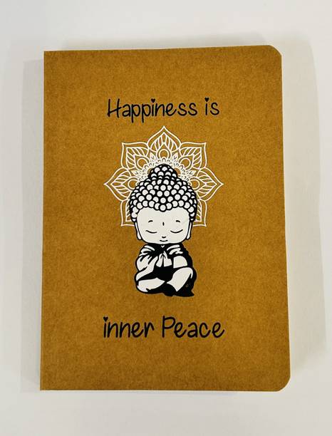 BLISSTO Brown Diary A5 Diary Ruled 150 Pages