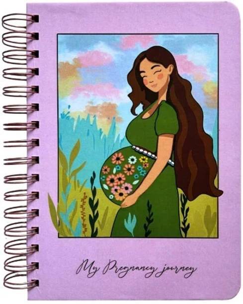 Bop Canvases Pregnancy Diary A5 Diary Printed 180 Pages