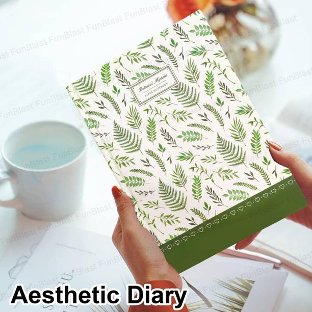 SADRUCHI Floral Theme Diary with Bookmark | Journal Notebook ( Random Pack of 1 ) A5 Diary Lined 112 Pages