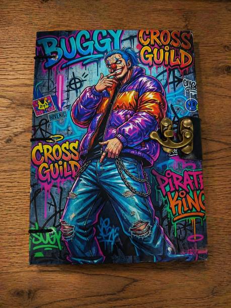 Sithox Villa Street Art Anime Journal UV Printed Cardbored Diary Notebook Journal B6 Journal Unruled 160 Pages
