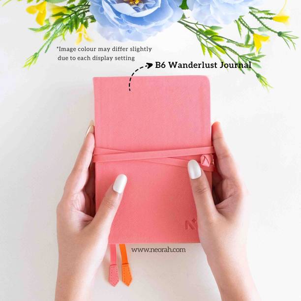 NEORAH Faux LEATHER Cover handcrafted Notebook B6 Journal Unruled 240 Pages