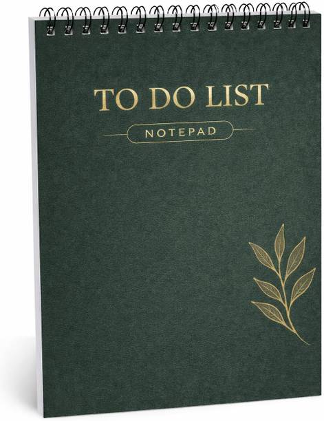 EPR Pack of 1 To Do List A5 Note Pad Ruled 100 Pages