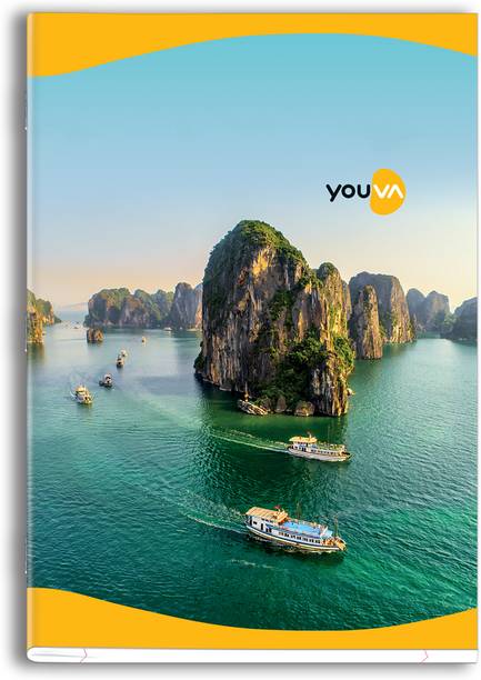 NAVNEET Youva Soft Bound Long Book 21x29.7 cm A4 Notebook Single Line 172 Pages
