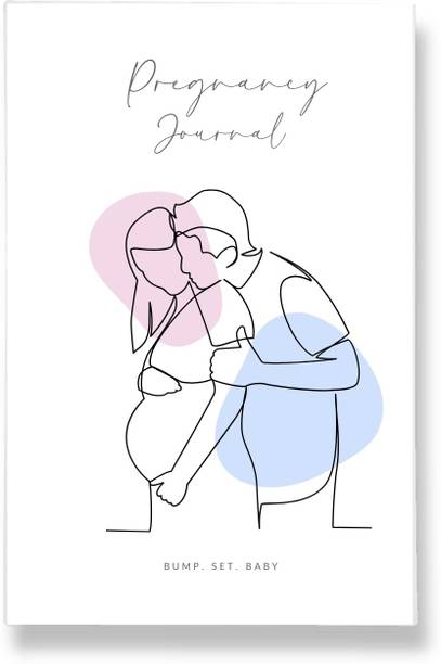 Rays Of Ink Pregnancy Journal for Mom to Be A5 Journal Printed Sheets 112 Pages