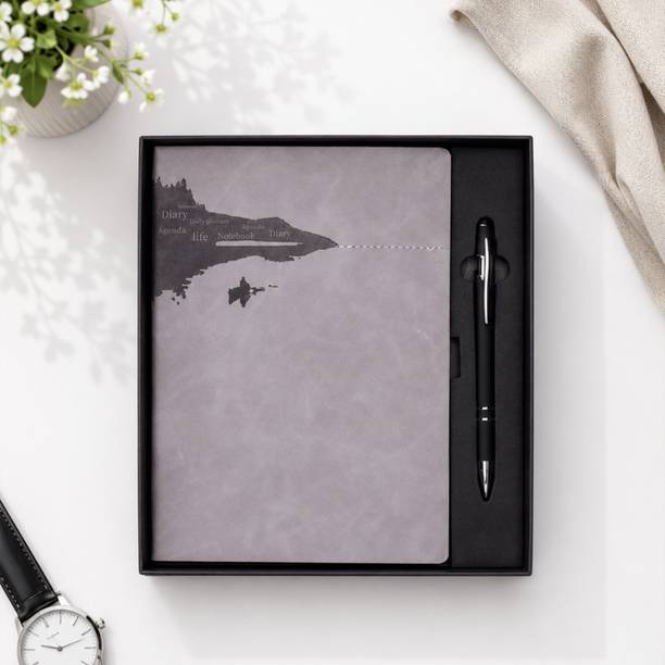 FORU Moment Gift Set | Note Book with pen A5 Planner/Organizer Ruled 200 Pages