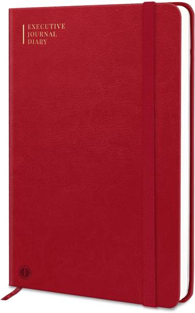 Jhingalala Leather Notebook Diary with Elastic Lock I Executive Notebook Journal Diary A5 Diary Ruled 192 Pages