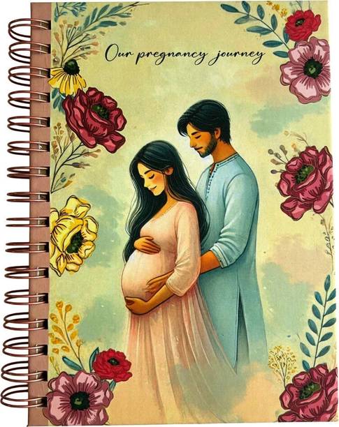 Bop Canvases Pregnancy Diary A5 Diary Printed 180 Pages