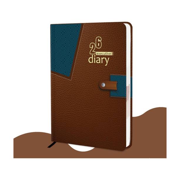 alDivo Hardbound 2026 Planner Diary with Dates I New Year Diary 2026 For Office I A5 Diary Ruled 344 Pages