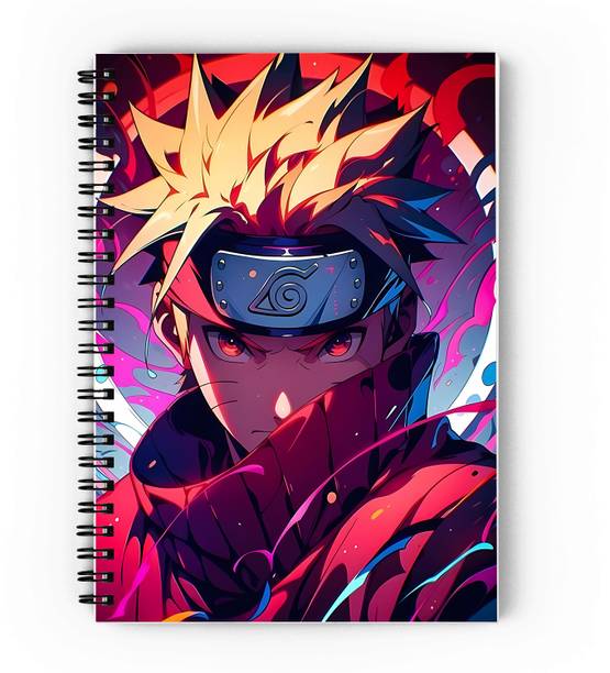 GIFTUATION Naruto Anime Vector Art 12 A5 Diary Unruled 160 Pages
