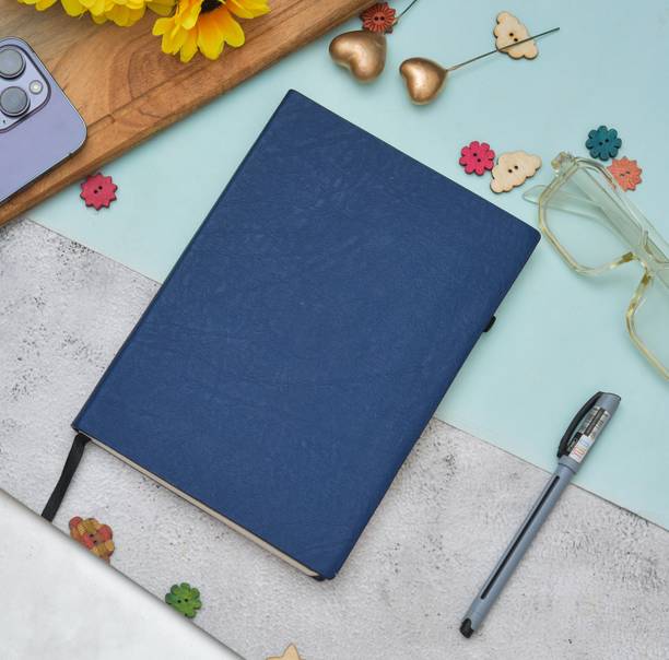 SPM Classic Premium Leather Travel Journal Diary for Gifting Purpose A5 Diary Ruled 200 Pages