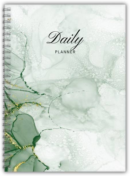 TimeWise Daily Planner Minimalist Schedule your Day Journal A5 Planner Unruled 140 Pages