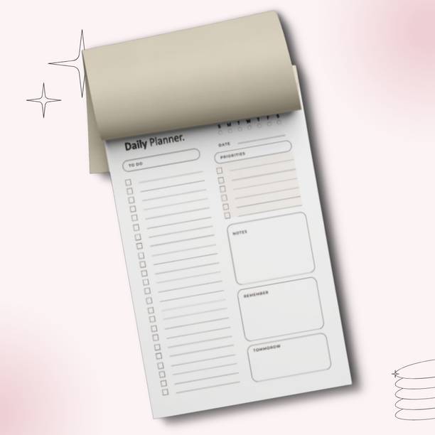 SKILLSET Productivity Planner for Daily Routine & Weekly Goal Tracking A5 Planner/Organizer Unruled 160 Pages