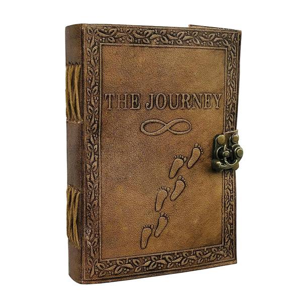 KAWTRA Leather, Corporate/Executive Diary Notebook, Diary for Men, Office Diary, (5 * 7 Inch) Antic Color Regular Diary Unruled 100 Pages