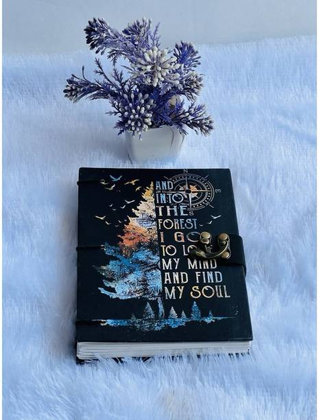 Gul International Travel & Nature Quote Printed cardboard notebook journal dairy B6 Notebook Unruled 160 Pages