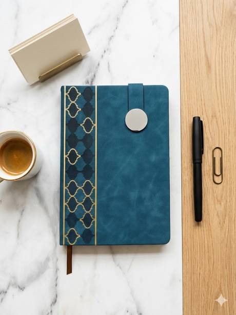 Excite Shoppers Magnetic A4 Diary Ruled 144 Pages