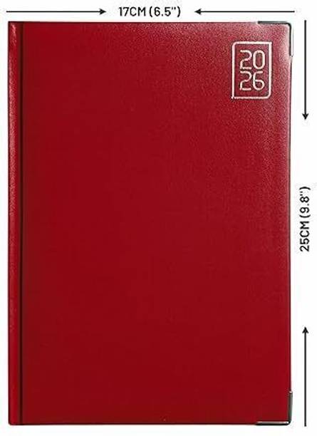 ANUPAM Fash 2026 B5 Diary in one Page with Monthly Calendar, January to December 365 Days , 80 GSM 368 Pages
