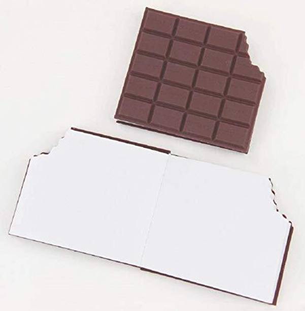 KHILONEWALA Chocolate Fragrance Note Pad Mini Note Pad With Chocolate Shape Mini Note Pad Unruled 60 Pages