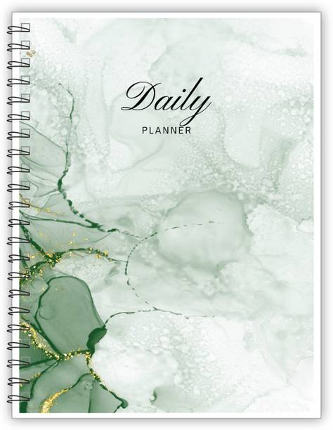 TimeWise Daily Planner Minimalist Schedule your Day Journal A5 Planner Unruled 140 Pages