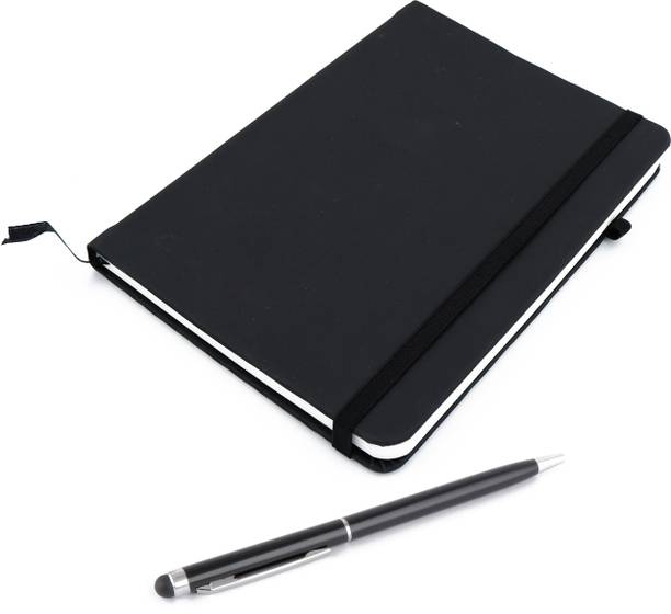 ASRAW A5 Sized Hardcover Diary with Stylus Pen A5 Diary Ruled 176 Pages