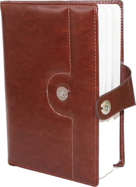 CuckooDiaries Executive & Corporates Notebook With Magnet Luppi Lock For Personal & Office Use A5 Diary Ruled 208 Pages