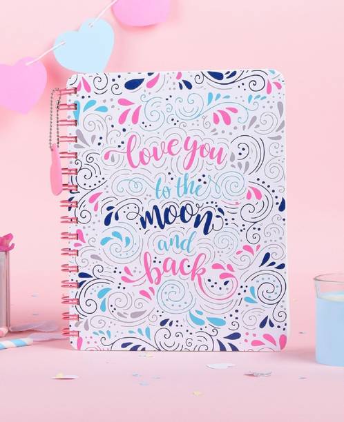 Doodle Head Over Heels Diary Notebook,Gift for Girlfriend, Gift for Boyfriend, Birthday/Anniversary Gift Regular Diary Ruled 200 Pages