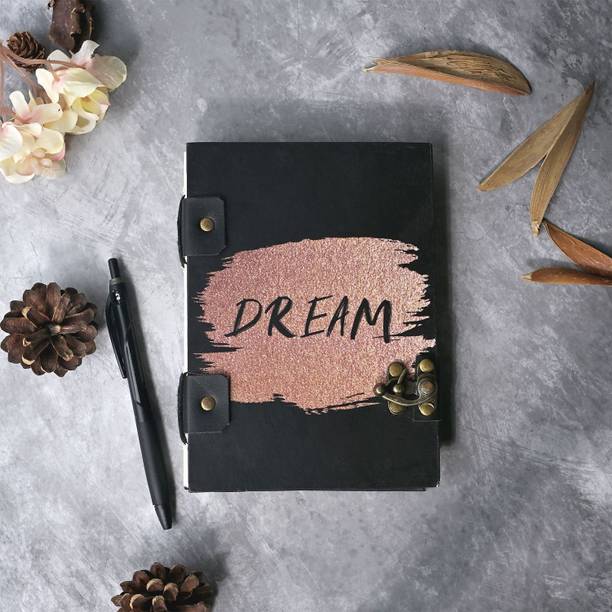 Handcrafty HANDMADE PRINTED DIARY A5 Diary Plain 200 Pages