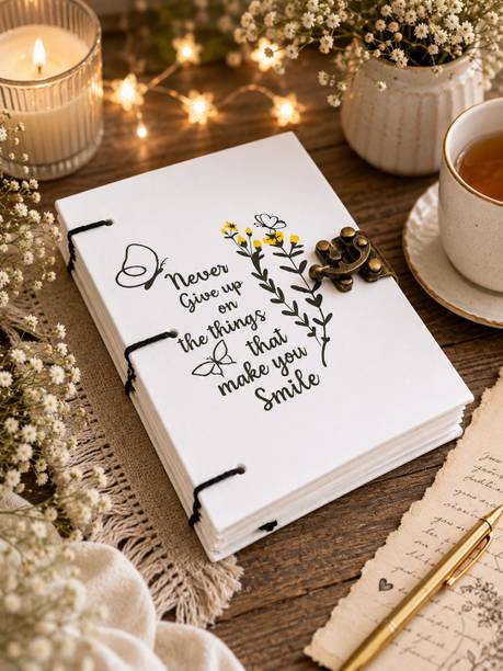 Design Dimension Printed Diary With Lock Perfect For Writing, Sketching, Traveling Our Gifting A5 Diary Unruled 200 Pages